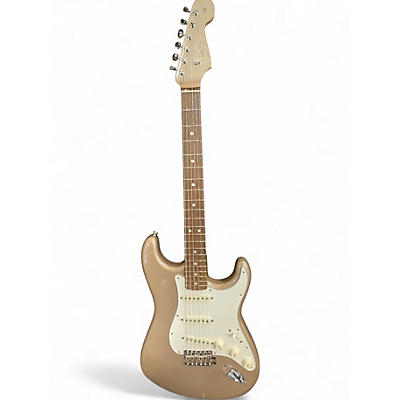 Used Fender 1965 American Vintage Stratocaster Shoreline Gold Solid Body Electric Guitar