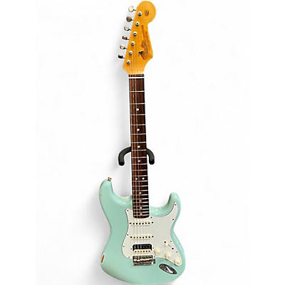 Used Fender 1965 Custom Shop HSS Relic with EVH Pickup Daphne Blue Solid Body Electric Guitar