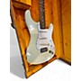 Used Fender 1965 Fender Stratocaster Reissue Master Built Olympic White Solid Body Electric Guitar Olympic White