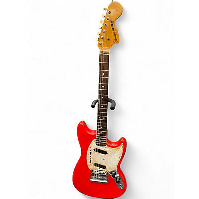 Used Fender 1965 Mustang Red Solid Body Electric Guitar