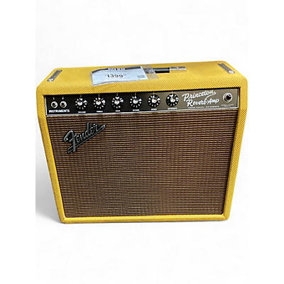 Used Fender 1965 PRINCETON REISSUE WITH 12" CANNABIS REX SPEAKER Tube Guitar Combo Amp