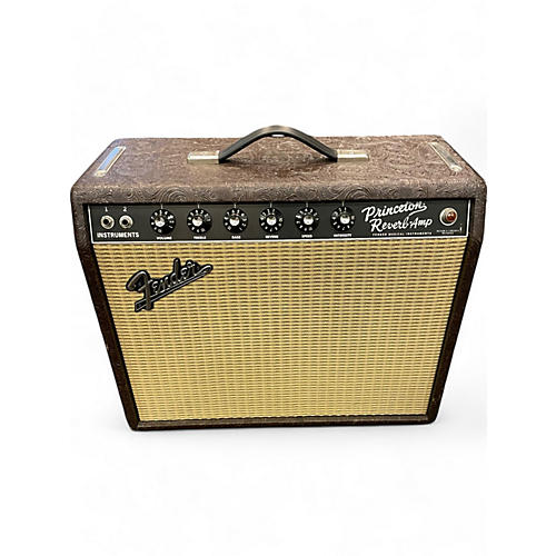 Fender Used Fender 1965 Princeton Reverb 15W 1x10 Tube Guitar Combo Amp