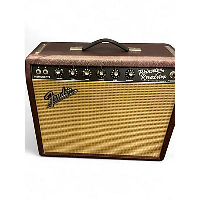 Used Fender 1965 Princeton Reverb 15W 1x10 Tube Guitar Combo Amp