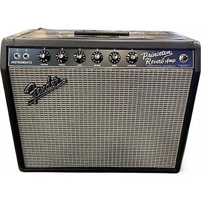Used Fender 1965 Princeton Reverb 15W 1x10 Tube Guitar Combo Amp