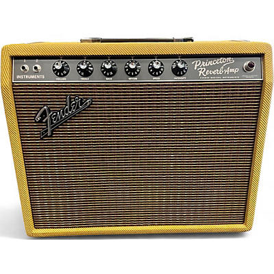 Used Fender 1965 Princeton Reverb 15W 1x10 Tube Guitar Combo Amp