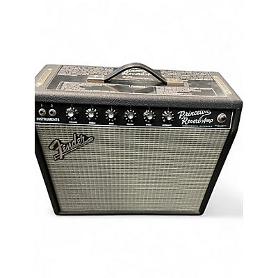 Used Fender 1965 Princeton Reverb 15W 1x10 Tube Guitar Combo Amp