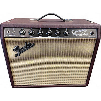 Used Fender 1965 Princeton Reverb 15W 1x10 Tube Guitar Combo Amp