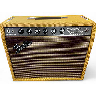 Used Fender 1965 Princeton Reverb 15W 1x10 Tube Guitar Combo Amp