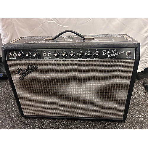 Used Fender 1965 Reissue Deluxe Reverb 22W 1x12 Tube Guitar Combo Amp