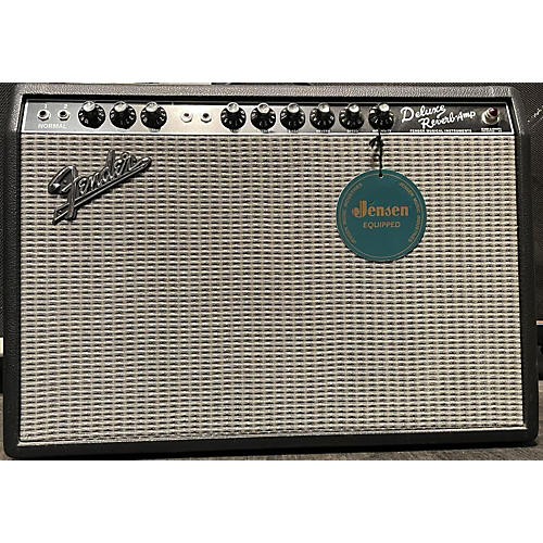 Used Fender 1965 Reissue Deluxe Reverb 22W 1x12 Tube Guitar Combo Amp