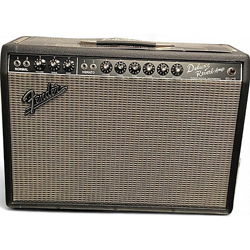 Used Fender 1965 Reissue Deluxe Reverb 22W 1x12 Tube Guitar Combo Amp