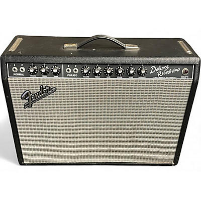 Used Fender 1965 Reissue Deluxe Reverb 22W 1x12 Tube Guitar Combo Amp