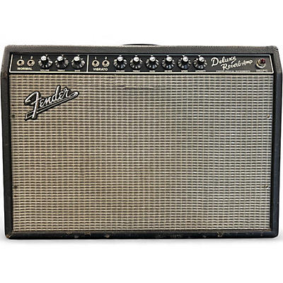 Used Fender 1965 Reissue Deluxe Reverb 22W Tube Guitar Combo Amp