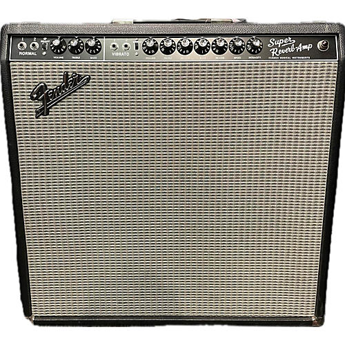 Fender Used Fender 1965 Reissue Super Reverb 45W 4x10 Tube Guitar Combo Amp