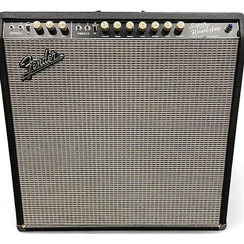 Used Fender 1965 Reissue Super Reverb 45W 4x10 Tube Guitar Combo Amp