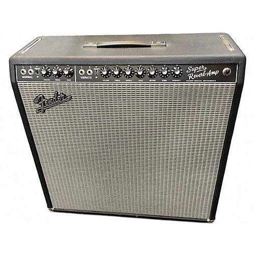 Used Fender 1965 Reissue Super Reverb 45W 4x10 Tube Guitar Combo Amp