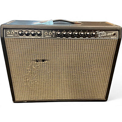 Used Fender 1965 Reissue Twin Reverb 85W 2x12 Tube Guitar Combo Amp