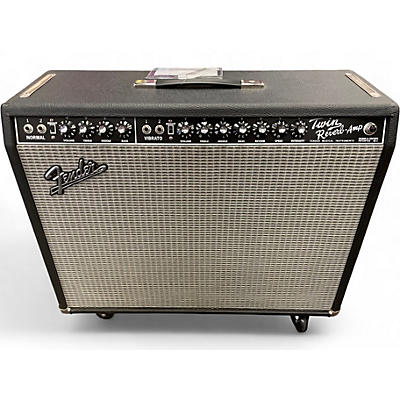 Used Fender 1965 Reissue Twin Reverb 85W 2x12 Tube Guitar Combo Amp