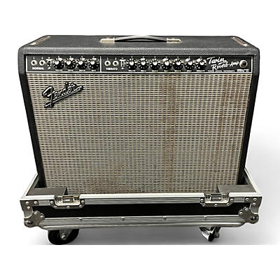 Fender Used Fender 1965 Reissue Twin Reverb 85W 2x12 WITH LIVE IN CASE Tube Guitar Combo Amp