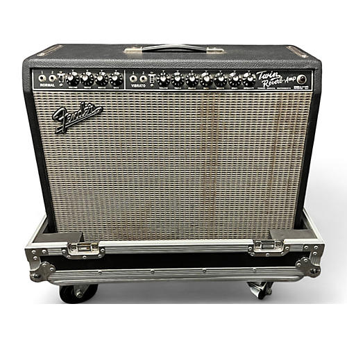 Used Fender 1965 Reissue Twin Reverb 85W 2x12 WITH LIVE IN CASE Tube Guitar Combo Amp