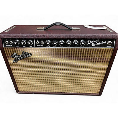 Used Fender 1965 limited edition deluxe reverb reissue Oxblood Tube Guitar Combo Amp