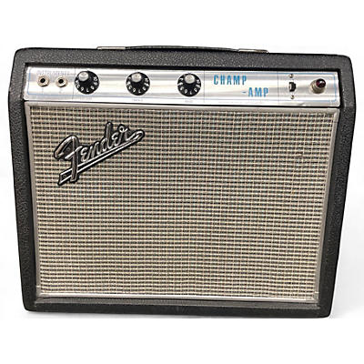 Used Fender 1968 Champ Amp Tube Guitar Combo Amp