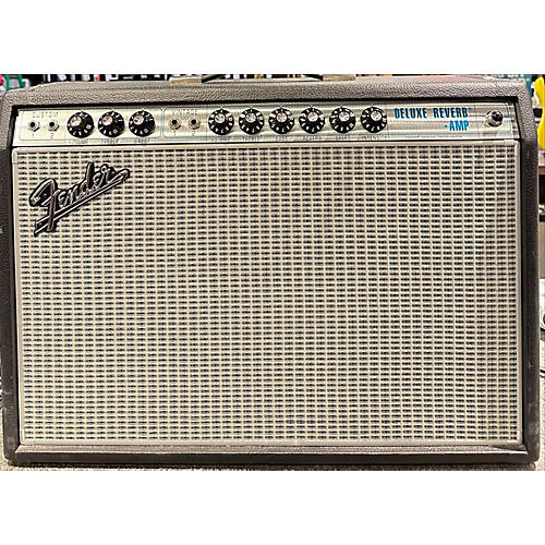 Used Fender 1968 Custom Deluxe Reverb 22W 1x12 Tube Guitar Combo Amp