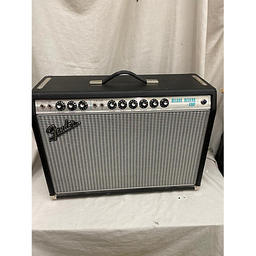 Fender Used Fender 1968 Custom Deluxe Reverb 22W 1x12 Tube Guitar Combo Amp