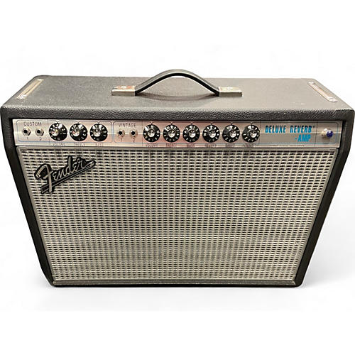 Fender Used Fender 1968 Custom Deluxe Reverb 22W 1x12 Tube Guitar Combo Amp