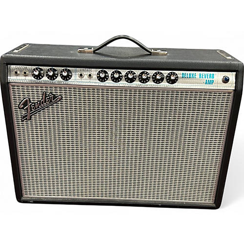 Used Fender 1968 Custom Deluxe Reverb 22W 1x12 Tube Guitar Combo Amp