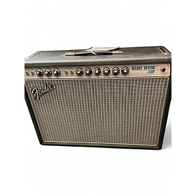 Used Fender 1968 Custom Deluxe Reverb 22W 1x12 Tube Guitar Combo Amp