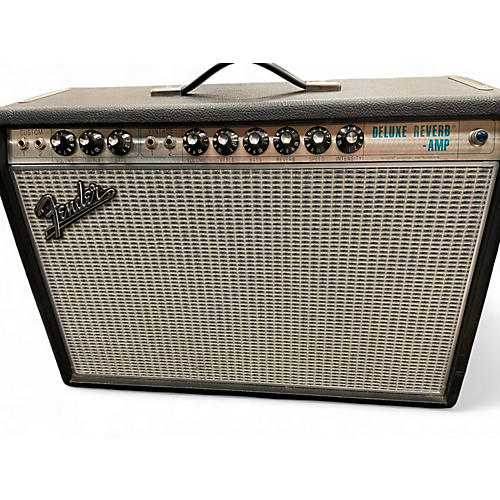 Used Fender 1968 Custom Deluxe Reverb 22W 1x12 Tube Guitar Combo Amp