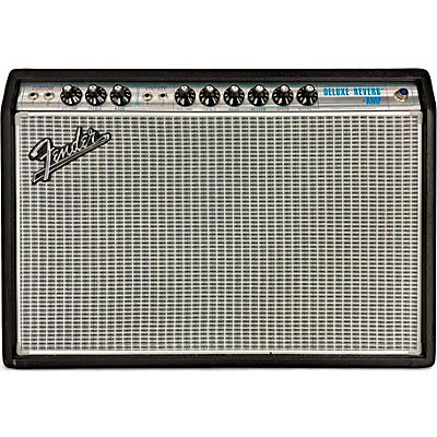 Used Fender 1968 Custom Deluxe Reverb 22W 1x12 Tube Guitar Combo Amp