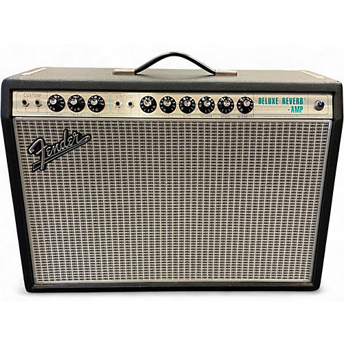 Used Fender 1968 Custom Deluxe Reverb 22W 1x12 Tube Guitar Combo Amp