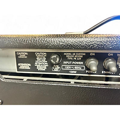 Used Fender 1968 Custom Deluxe Reverb 22W 1x12 Tube Guitar Combo Amp