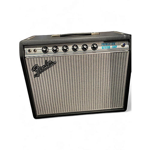 Used Fender 1968 Custom Princeton Reverb 12W 1x10 Tube Guitar Combo Amp