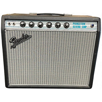 Used Fender 1968 Custom Princeton Reverb 12W 1x10 Tube Guitar Combo Amp