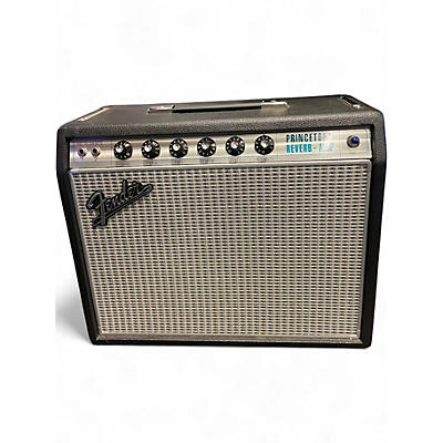 Used Fender 1968 Custom Princeton Reverb 12W 1x10 Tube Guitar Combo Amp