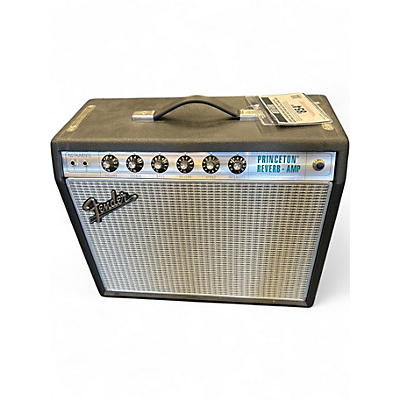Used Fender 1968 Custom Princeton Reverb 12W 1x10 Tube Guitar Combo Amp