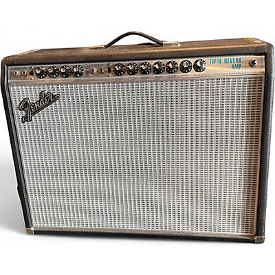 Used Fender 1968 Custom Twin Reverb 85W 2x12 Tube Guitar Combo Amp