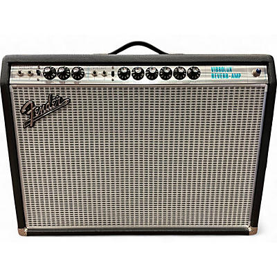 Used Fender 1968 Custom Vibrolux Reverb Tube Guitar Combo Amp