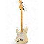 Used Fender 1968 Reissue Left Handed Stratocaster Made In Japan Olympic White Solid Body Electric Guitar Olympic White