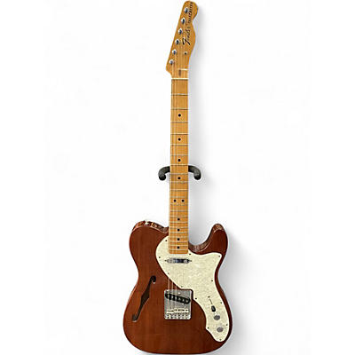 Used Fender 1969 NOS Thinline Telecaster Mahogany Hollow Body Electric Guitar