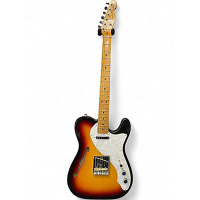 Used Fender 1969 telecaster thinline  3 Color Sunburst Hollow Body Electric Guitar