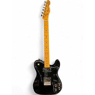 Used Fender 1972 American Vintage Telecaster Custom Black Solid Body Electric Guitar