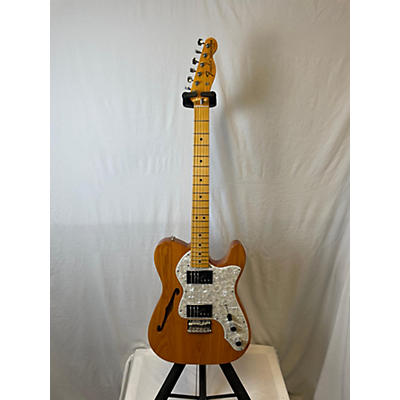 Fender Used Fender 1972 American Vintage Telecaster Thinline Natural Solid Body Electric Guitar