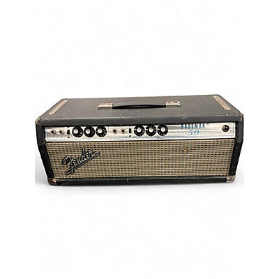 Used Fender 1972 BASSMAN 50 Tube Guitar Amp Head