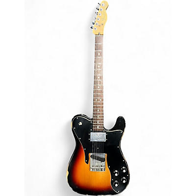 Used Fender 1972 Reissue Custom Telecaster 3 Color Sunburst Solid Body Electric Guitar