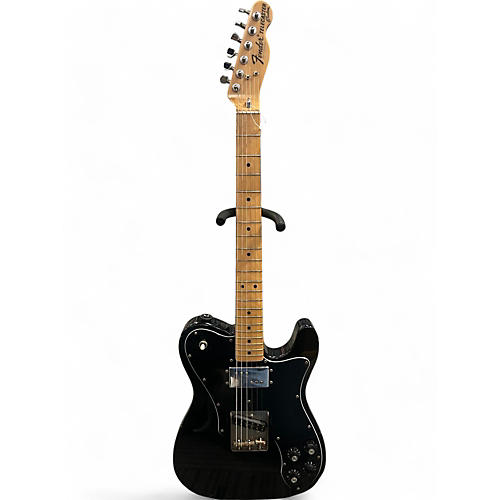 Fender Used Fender 1972 Reissue Custom Telecaster Black Solid Body Electric Guitar Black