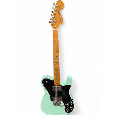 Used Fender 1972 Reissue Telecaster Deluxe Seafoam Green Solid Body Electric Guitar